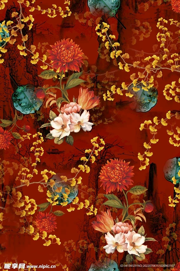 香云纱数码印花设计