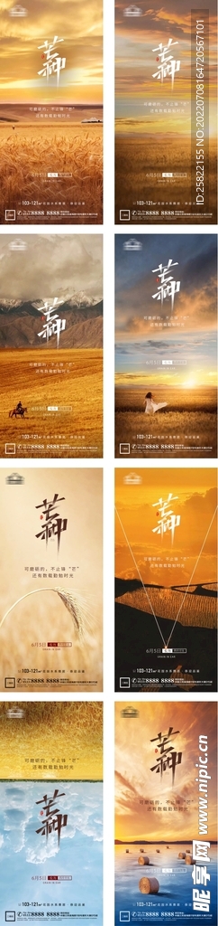 合院地产广告 花园洋房 芒种 