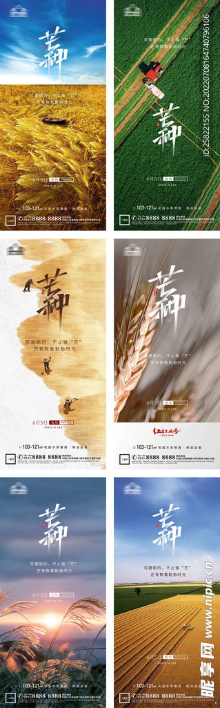 合院地产广告 花园洋房 芒种