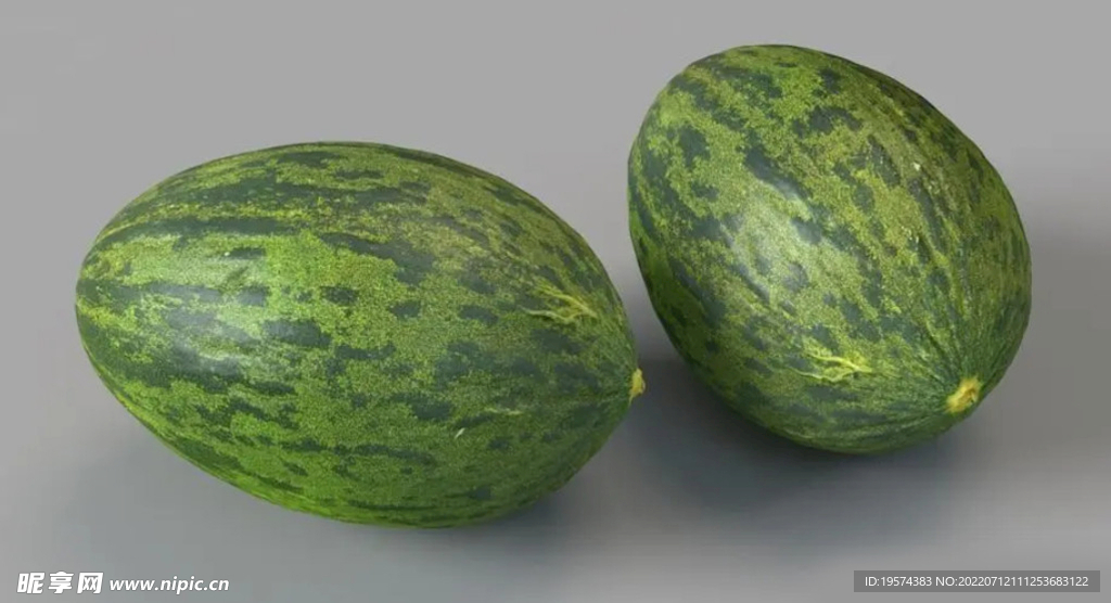 C4D模型圣诞老人甜瓜