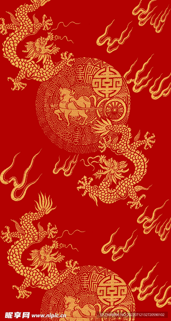 龙装饰画 飞纹样