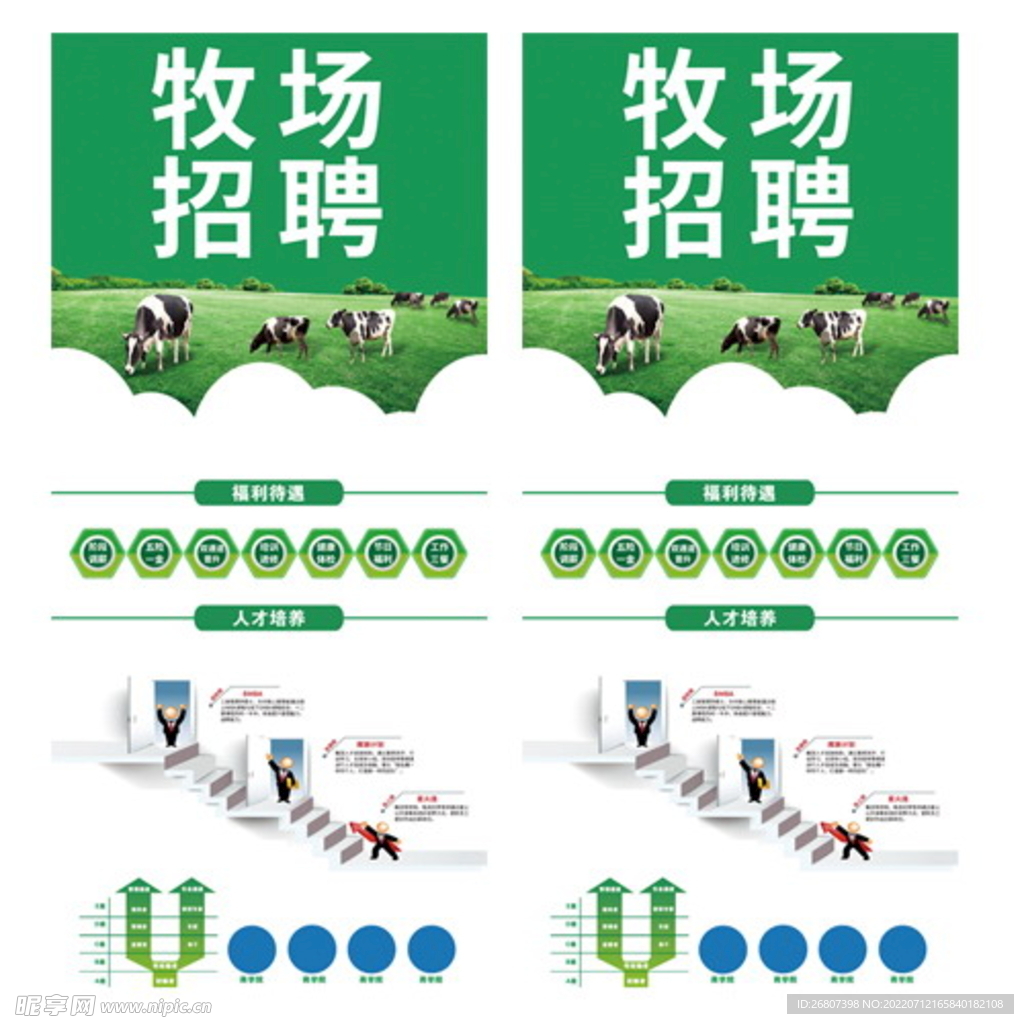 牧业招聘展架