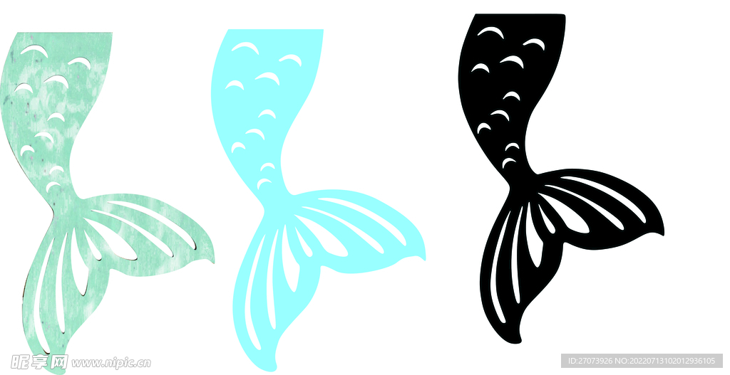 美人鱼尾 海洋生物系列