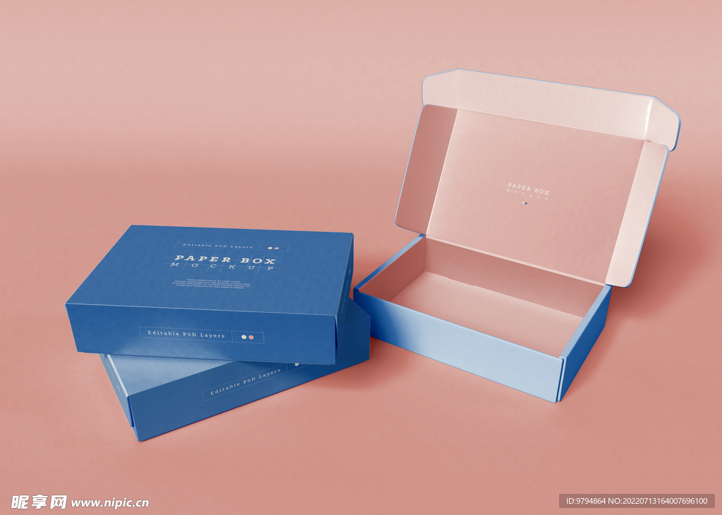 包装盒样机模板