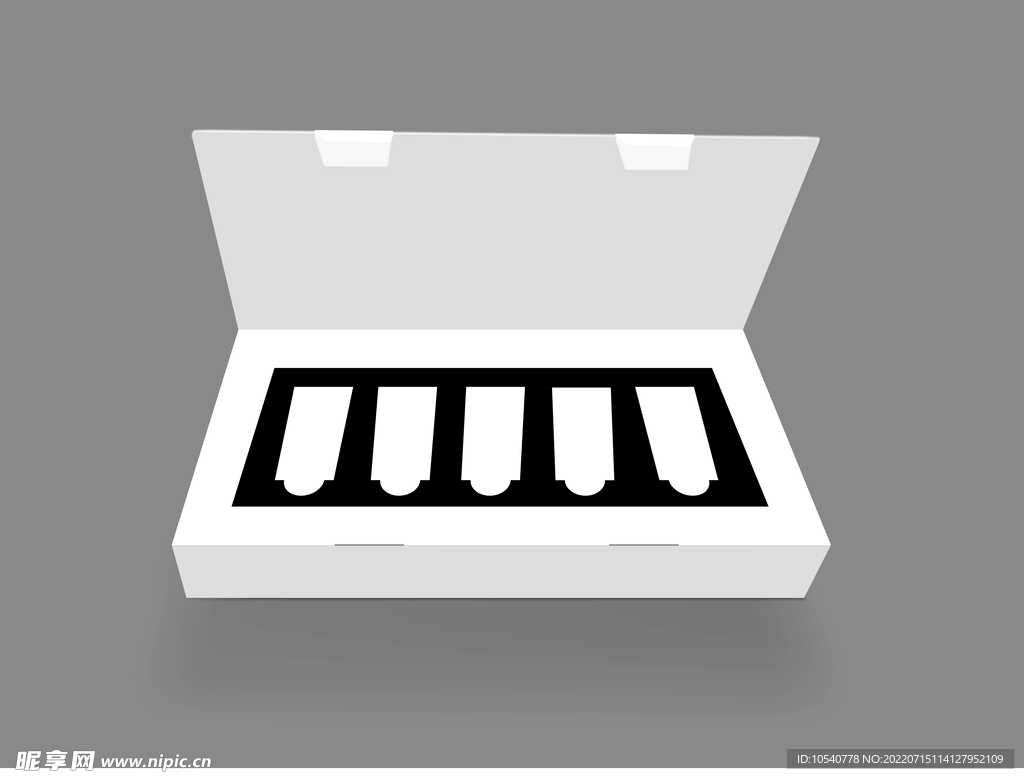 翻盖折盒效果图图片