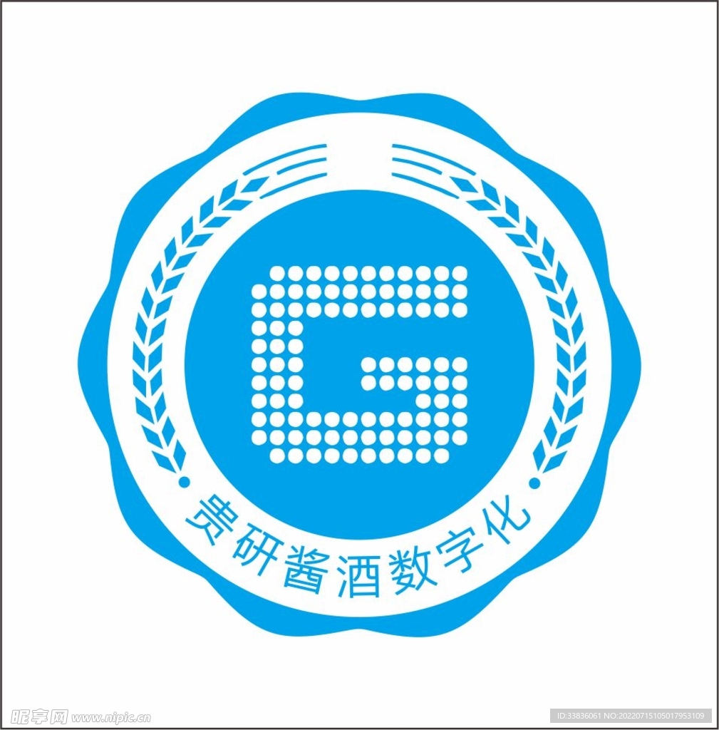 字母G LOGO 数字化图标 
