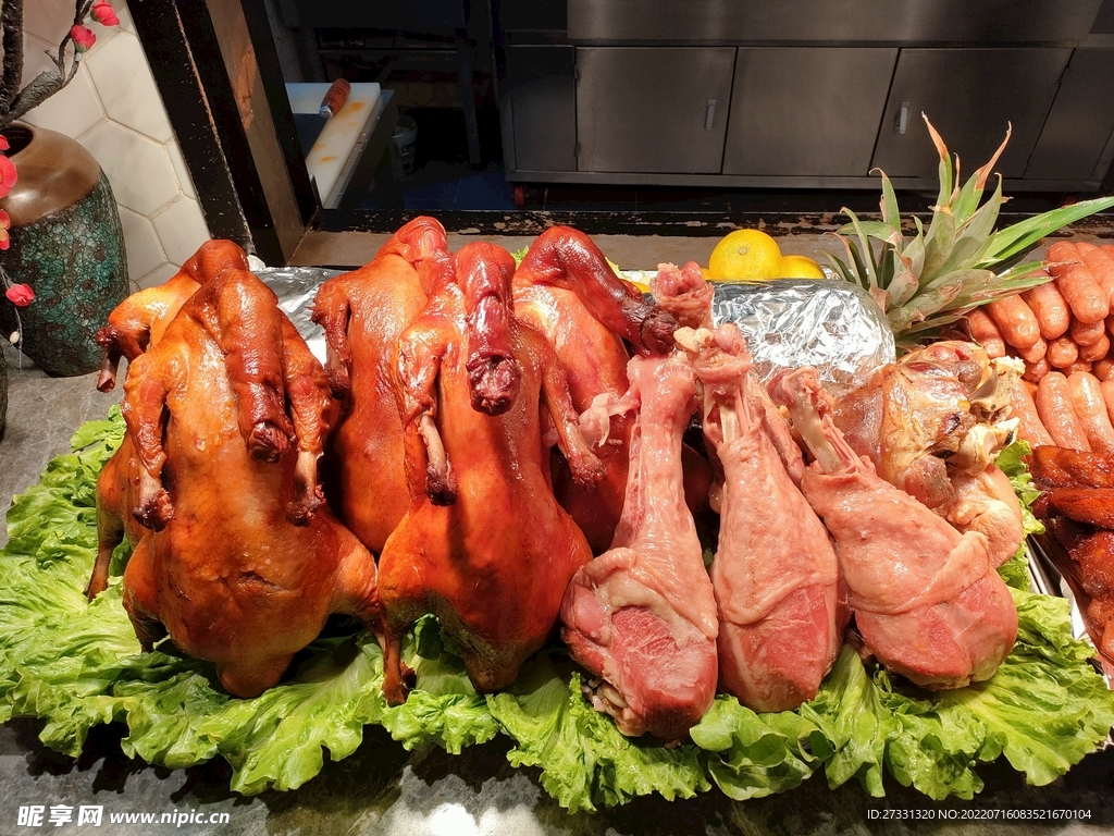 自助餐菜品展示