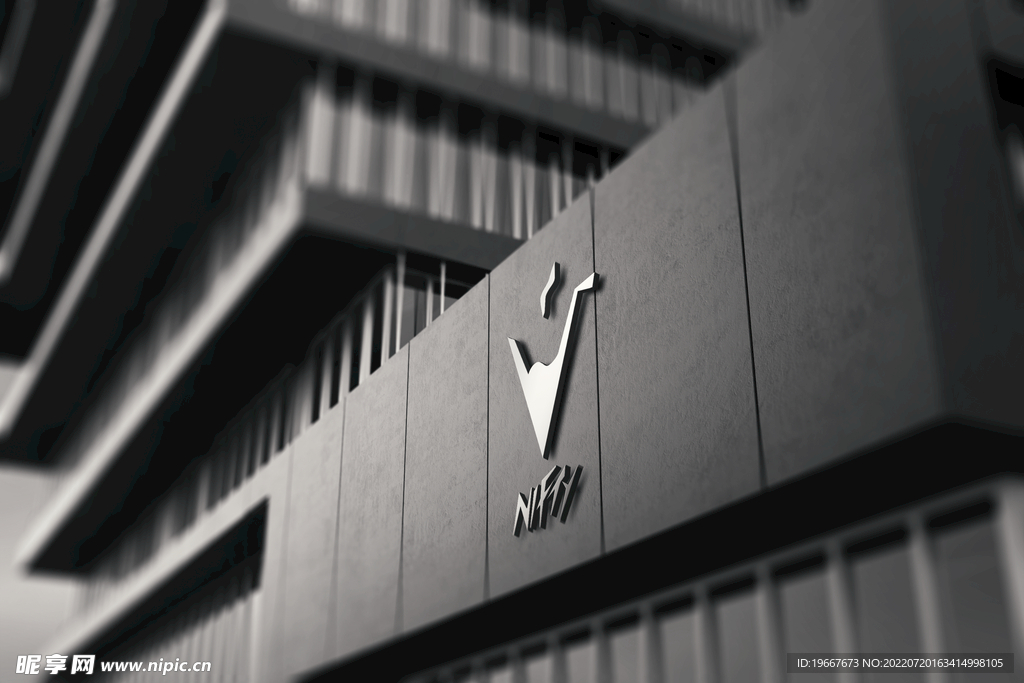 niftyVI楼体logo效果