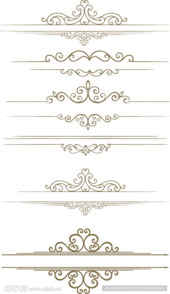 AI矢量欧式花纹底纹背景图片