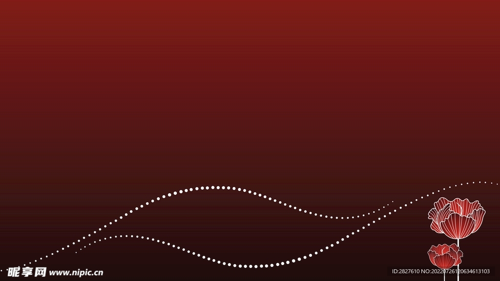 拉丝 荷花 圆点