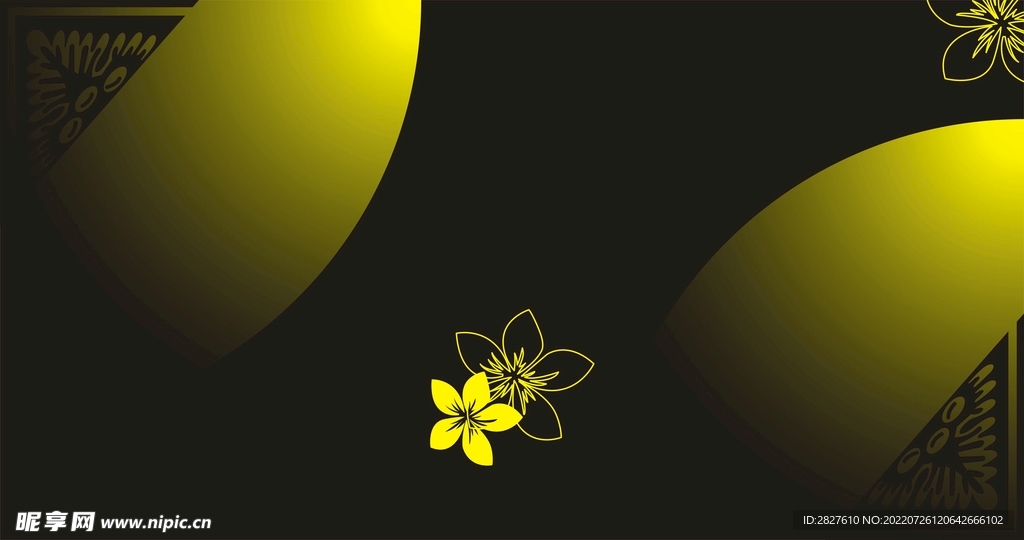 五叶花 枫叶 对角花