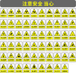 安全警示标示 标识 标志牌