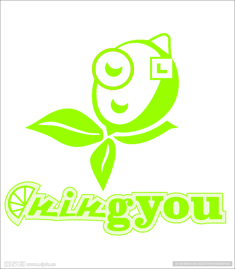 标志   LOUGG  水果图