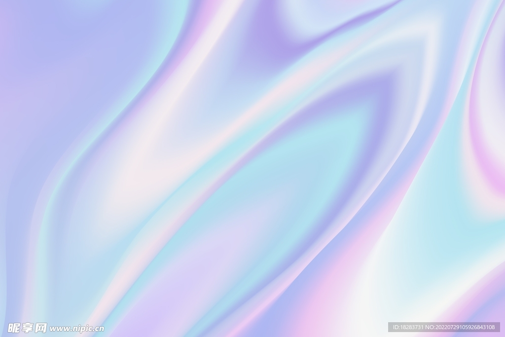 渐变丝滑的曲线背景