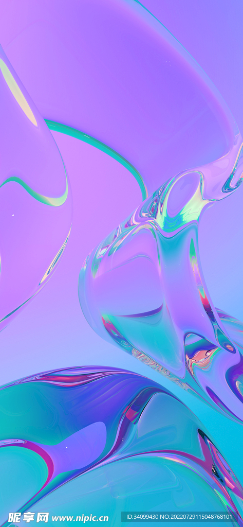 质感抽象潮流酸性渐变背景图片