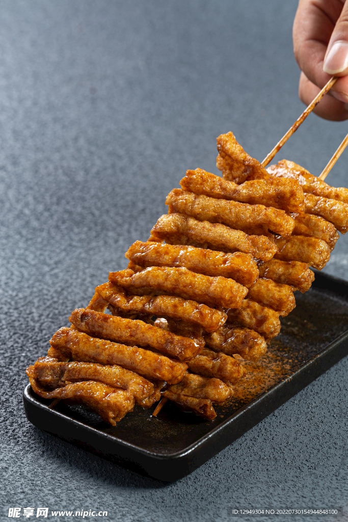 卤味  鸡汁豆腐串  卤豆串