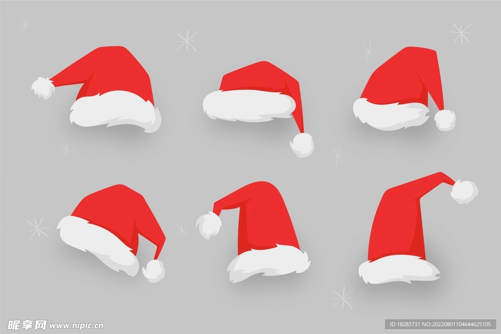 红色圣诞帽子素材