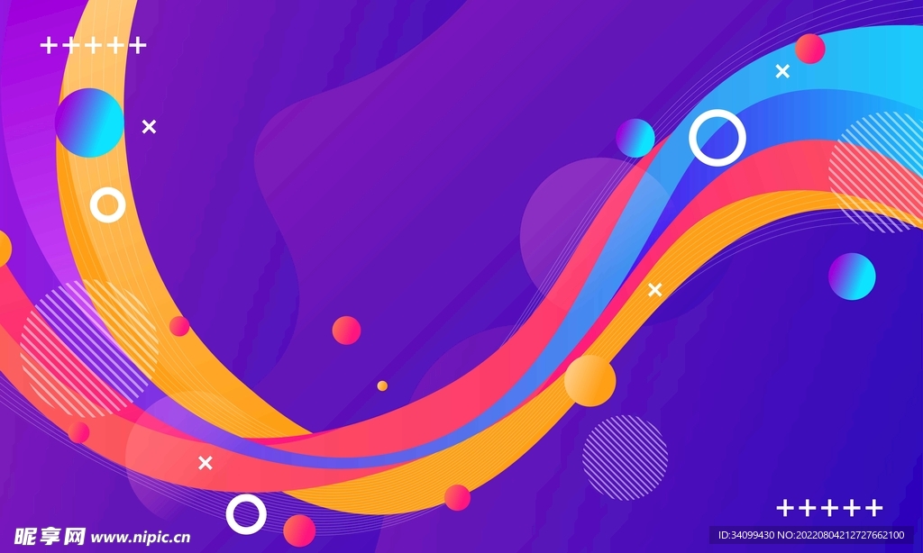AI矢量炫彩背景底纹图片