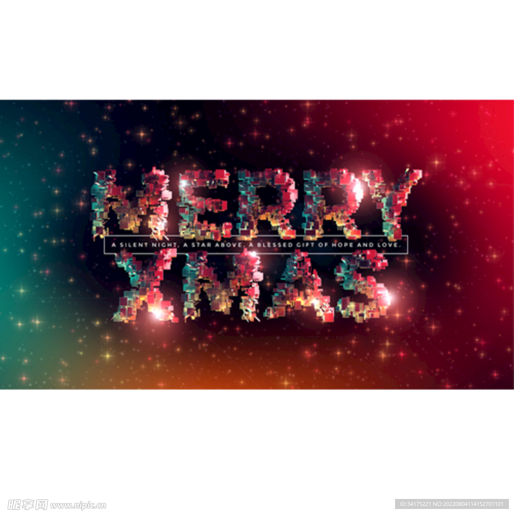 超炫多彩节日立体3D风格PSD