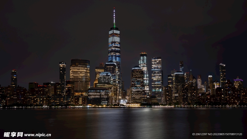 城市 纽约 鸟瞰 地平线 都市