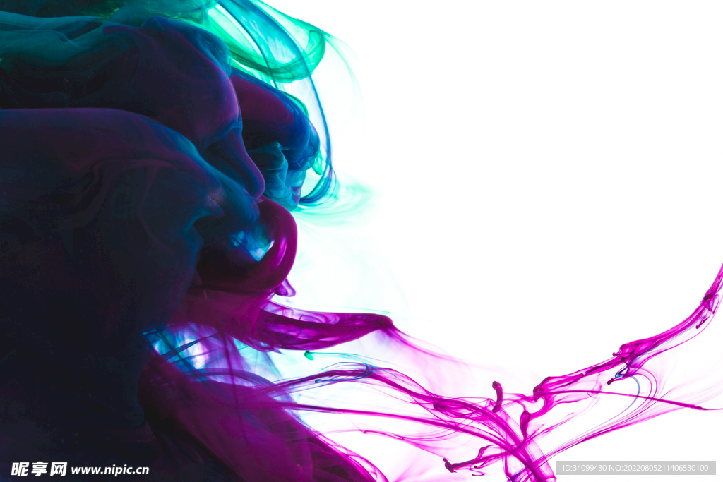 质感抽象潮流粉尘墨水图片