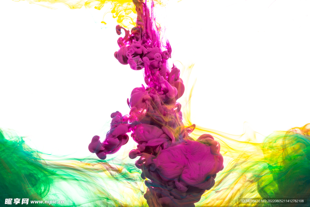 质感抽象潮流粉尘墨水图片