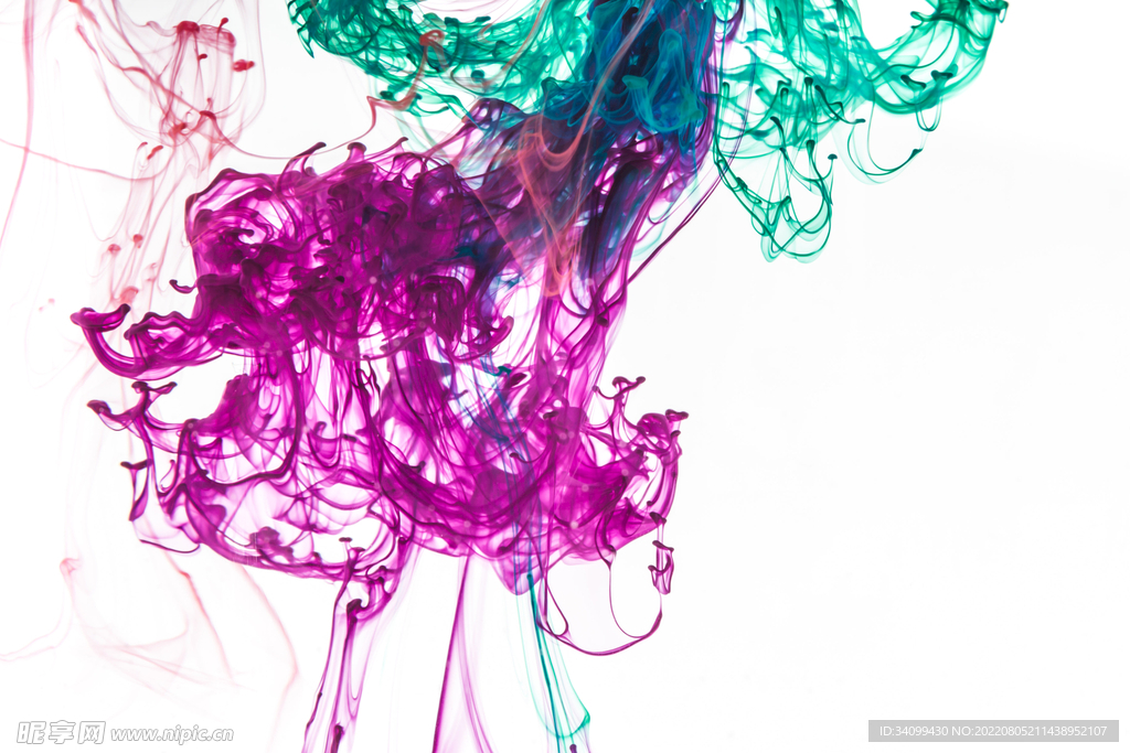 质感抽象潮流粉尘墨水图片