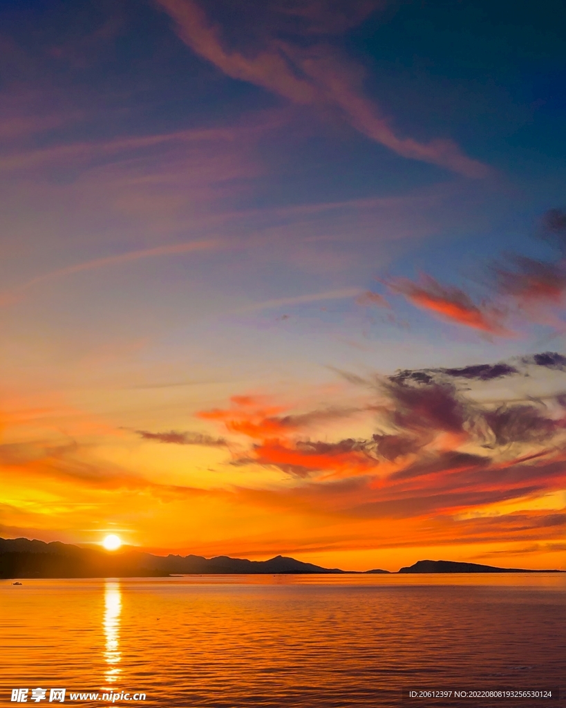 晚霞 夕阳 日出