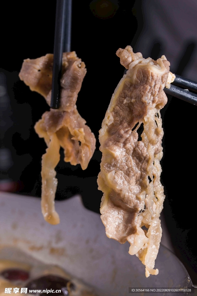 涮肉肥牛火锅美食