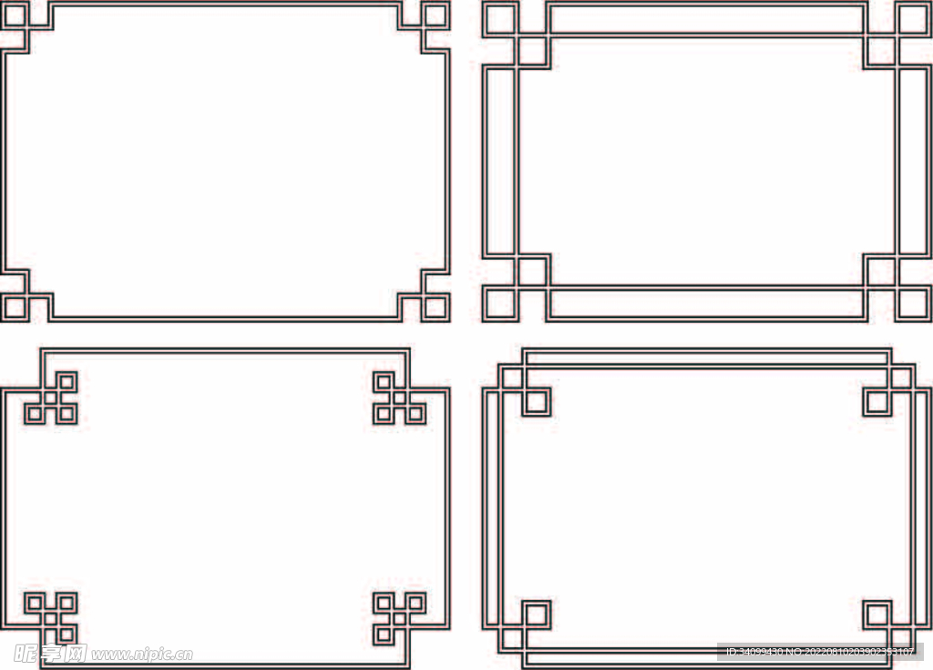 Ai矢量中式花纹