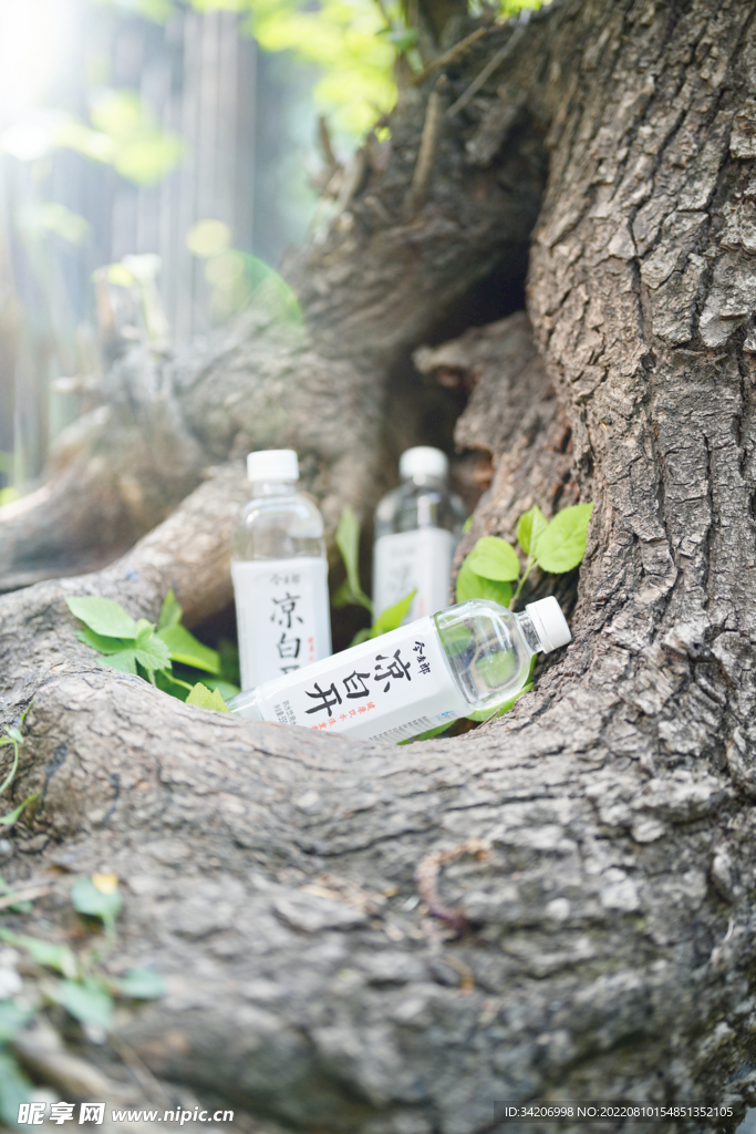 凉白开登山饮水