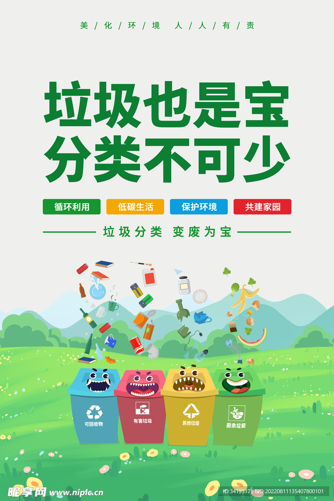 垃圾分类海报