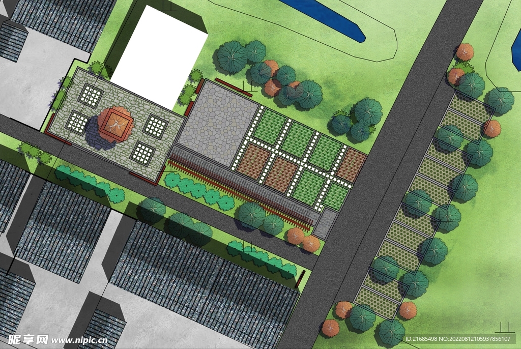 美丽乡村彩平图