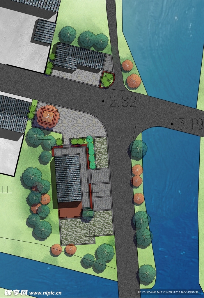 美丽乡村景观彩平