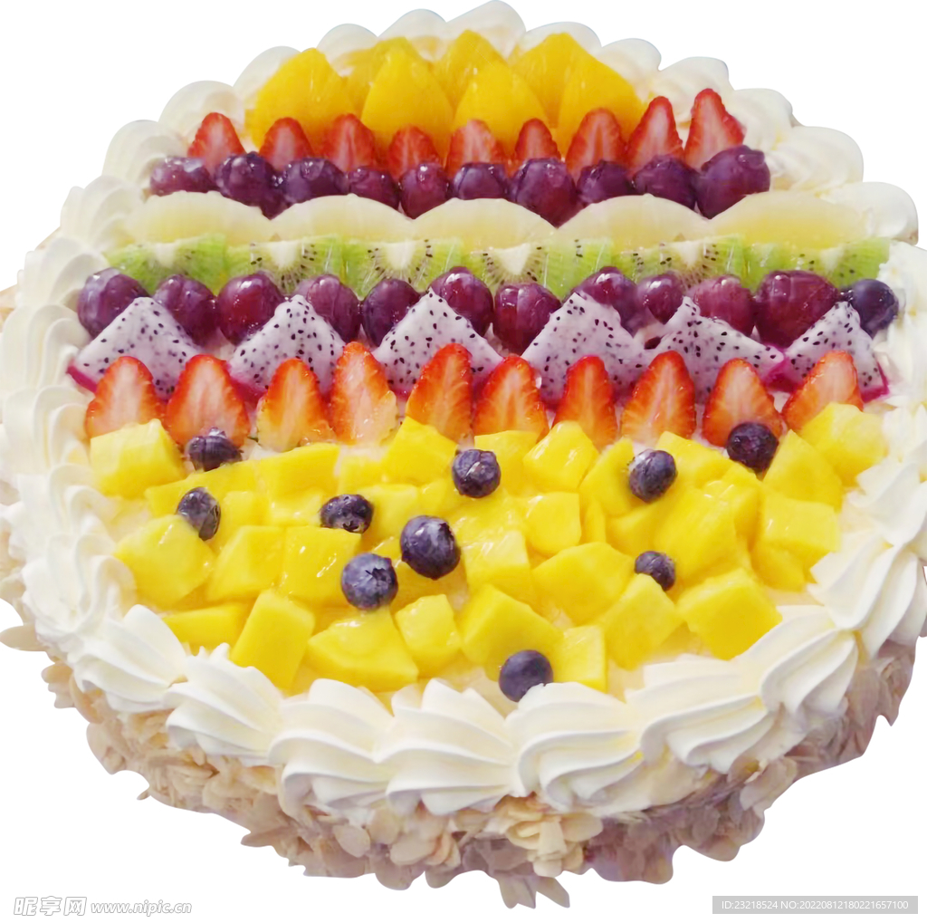 水果蛋糕 已抠图