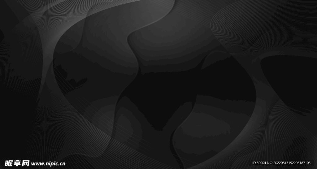 黑色背景    质感曲线图