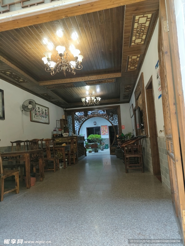 仿古酒店大厅