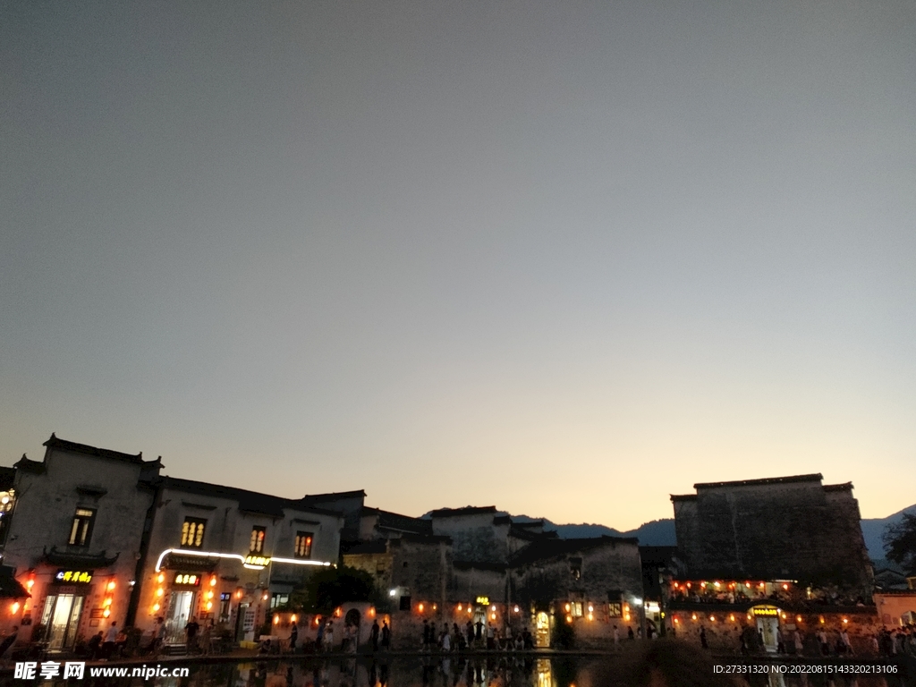 宏村夜景
