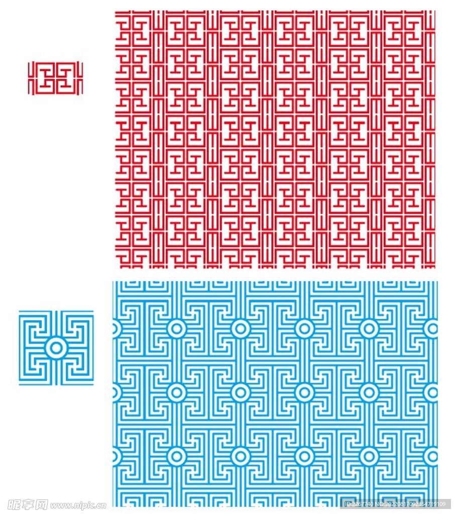 中国风无缝底纹