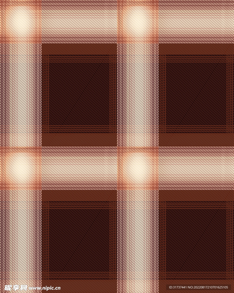 棕色 格子