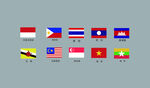 东盟十国国旗