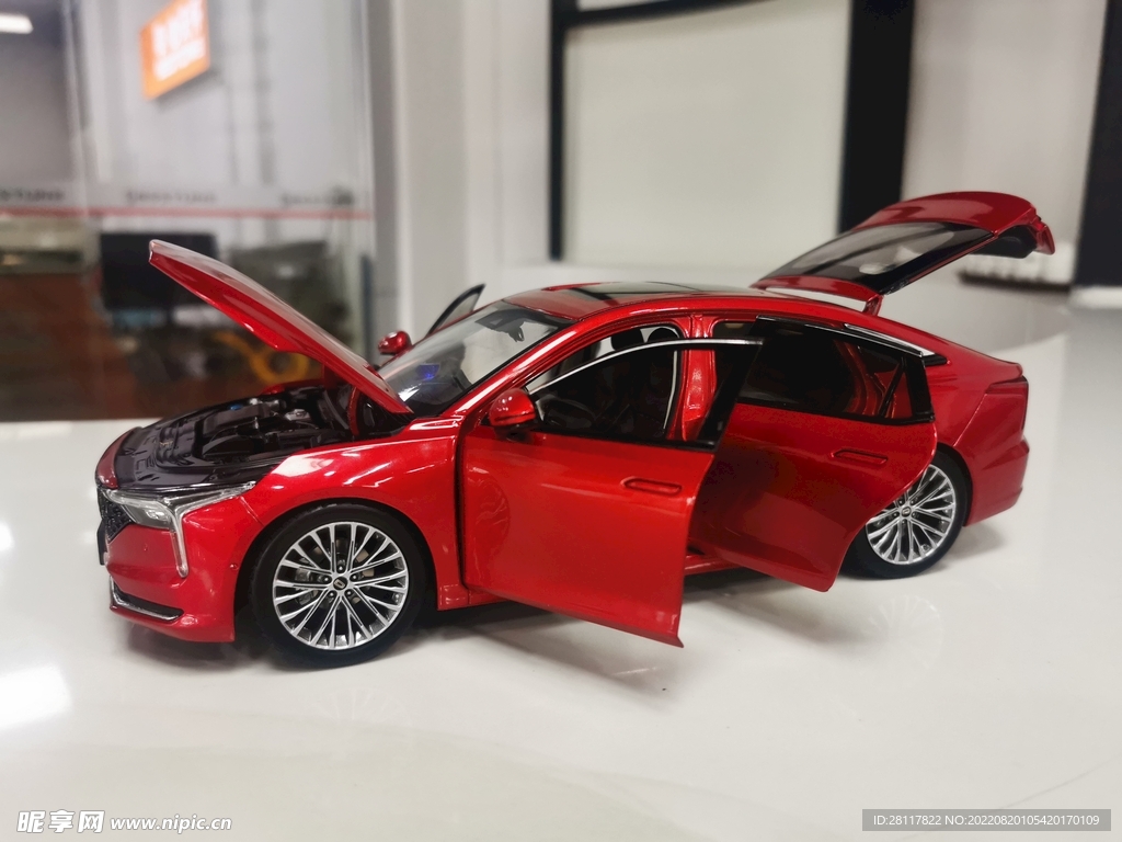 一汽奔腾B70车模