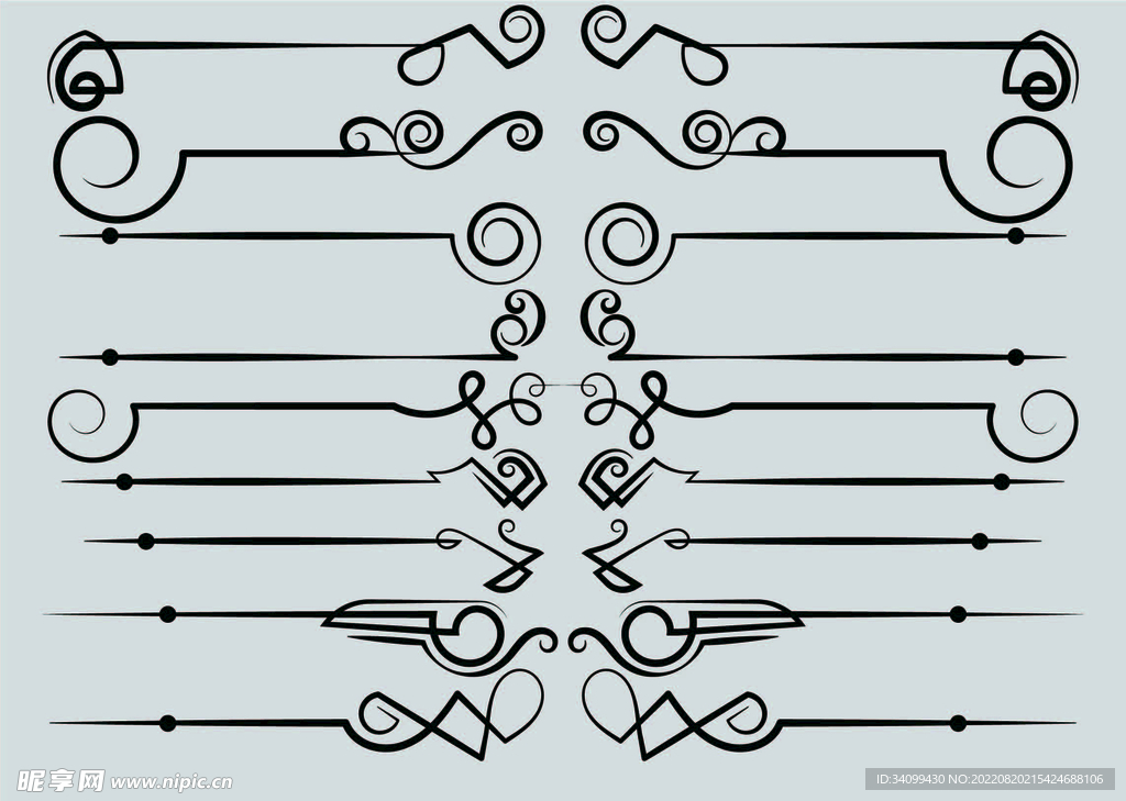 ai矢量装饰花纹