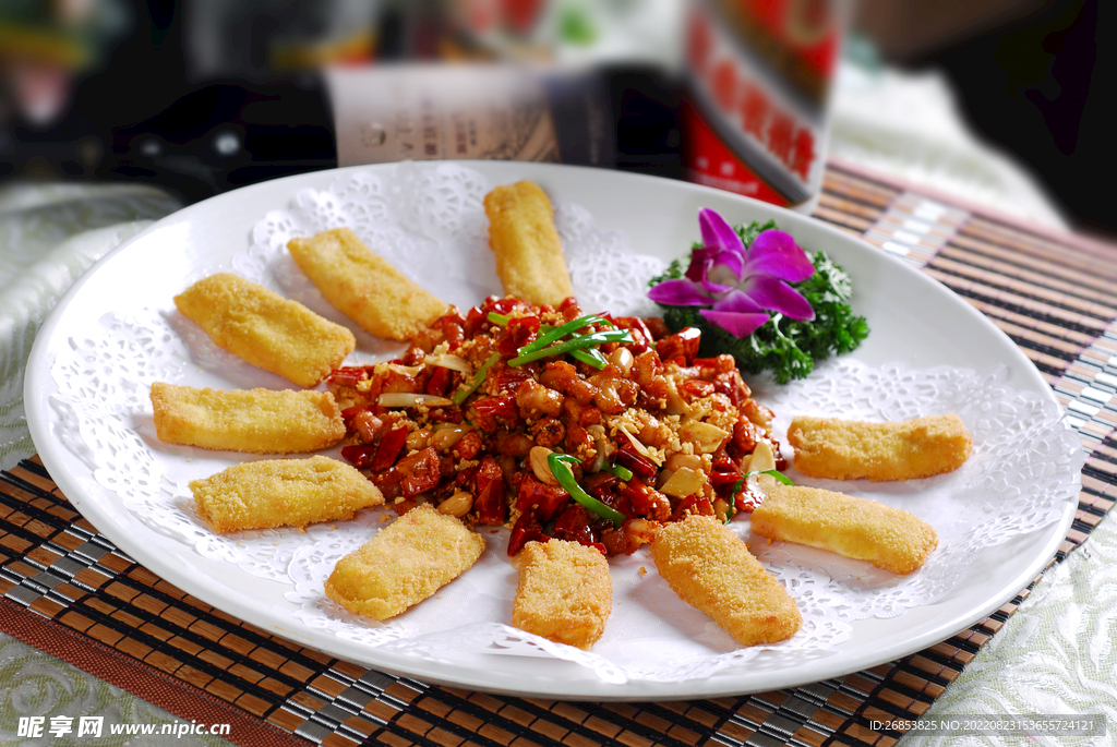 沙律卷拼脆椒掌中宝