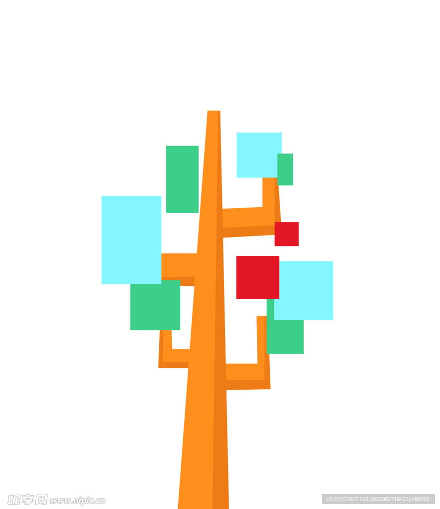 卡通树