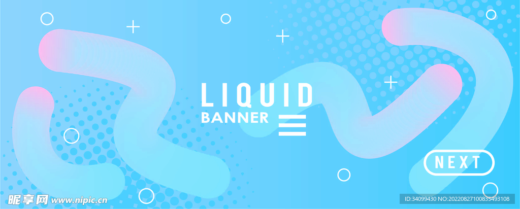 ai矢量清新蓝色背景