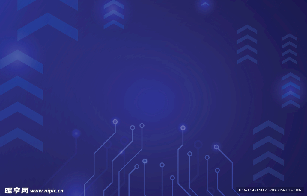 ai矢量蓝紫色科技背景