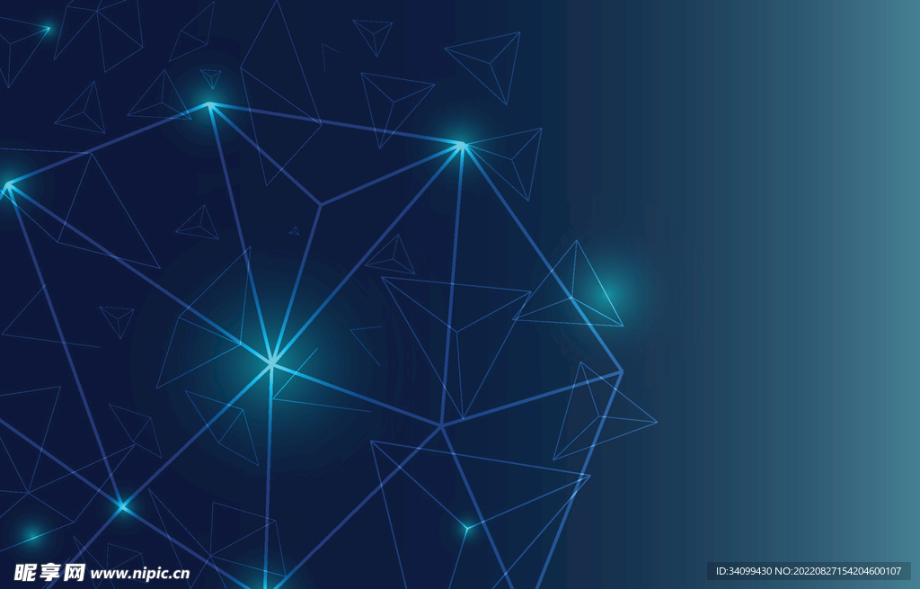 ai矢量简约科技背景