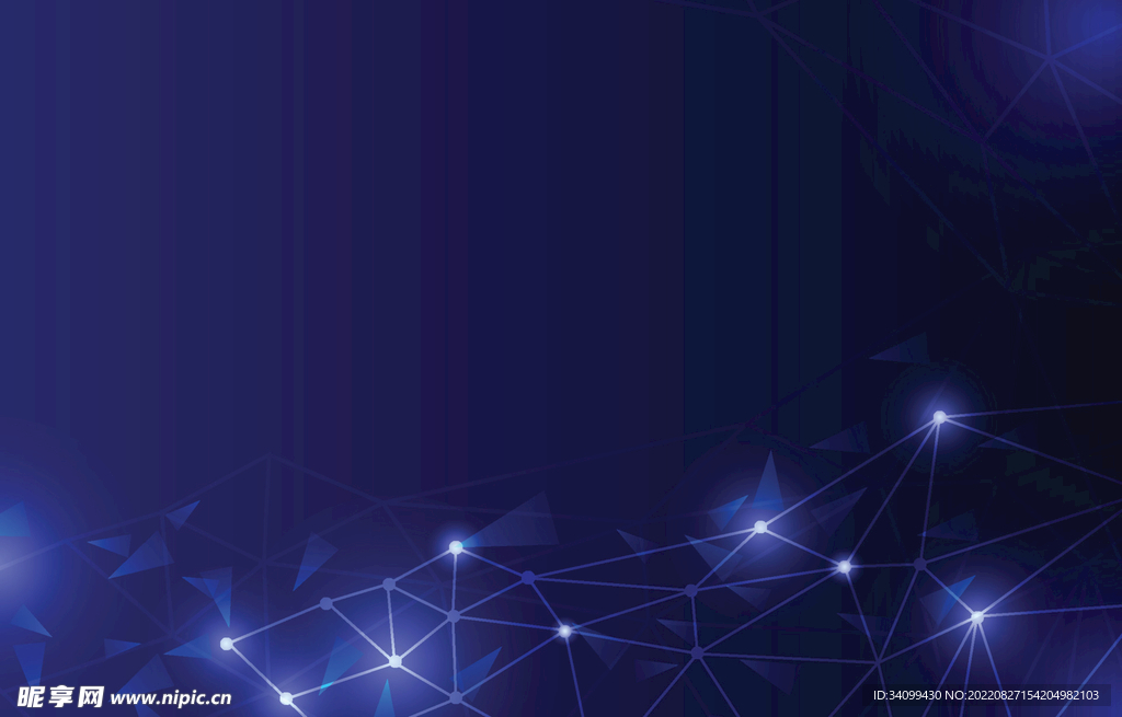 ai矢量紫色科技晶格背景