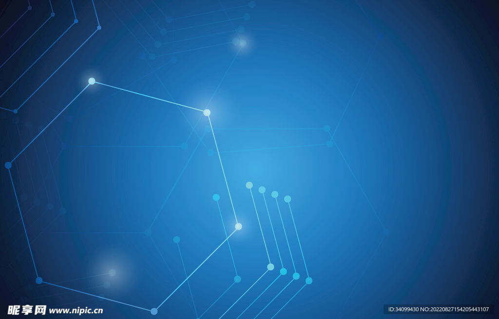 ai矢量简约科技医疗背景